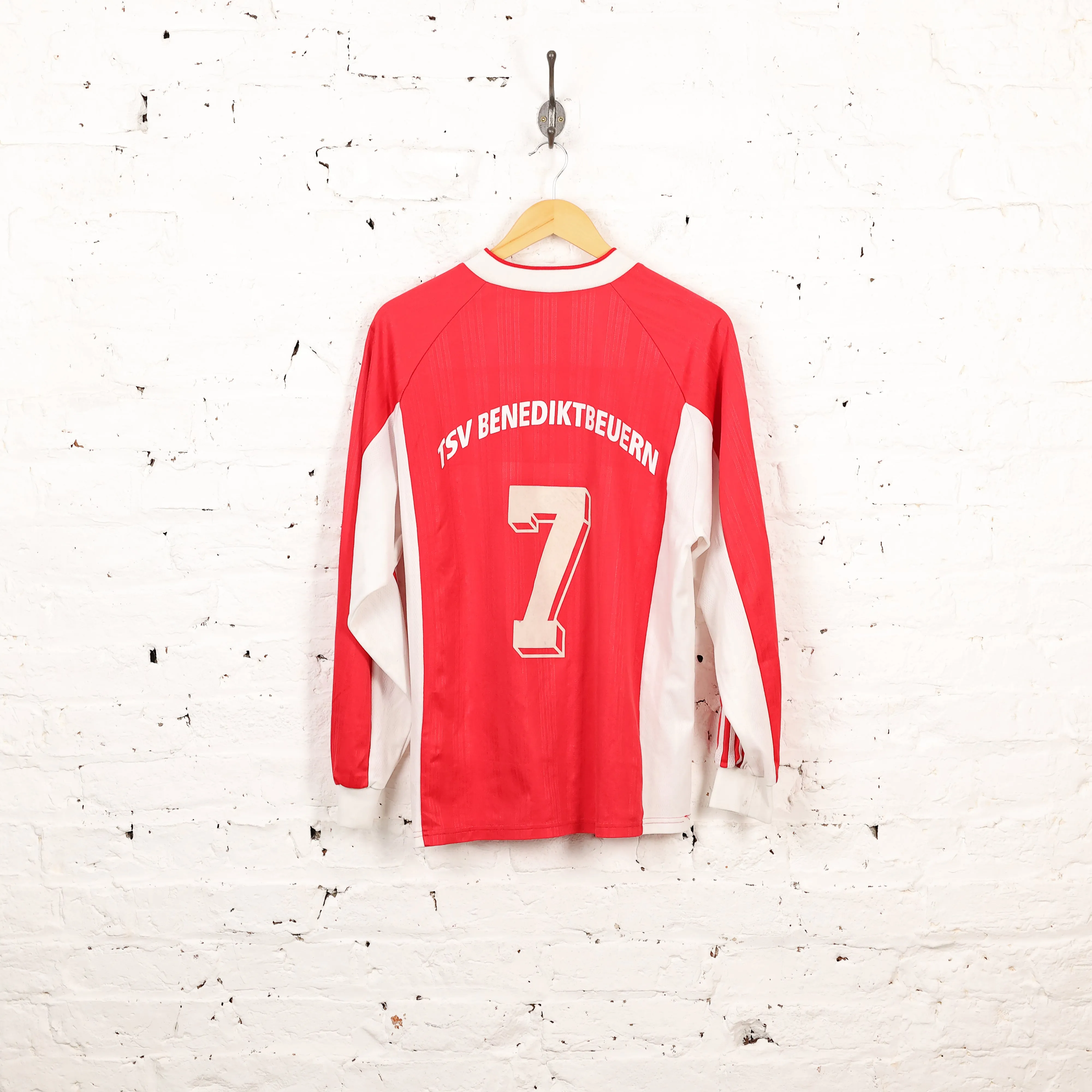 Adidas 90s Template Football Shirt - Red - L