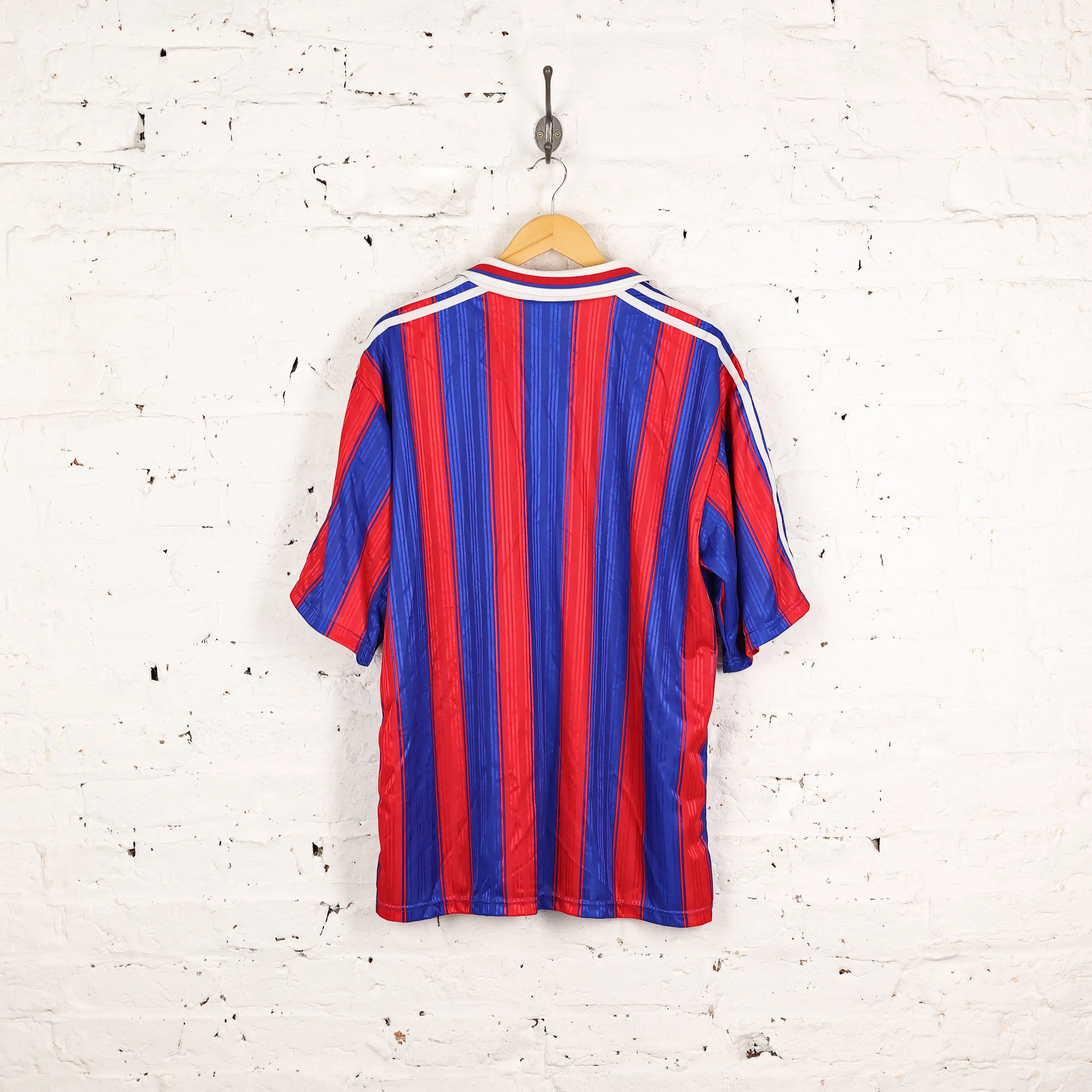 Adidas Crystal Palace 1996 Home Football Shirt - Red/Blue - XL