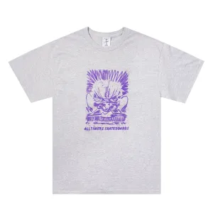Alltimers Smushed Face Tee Heather Grey