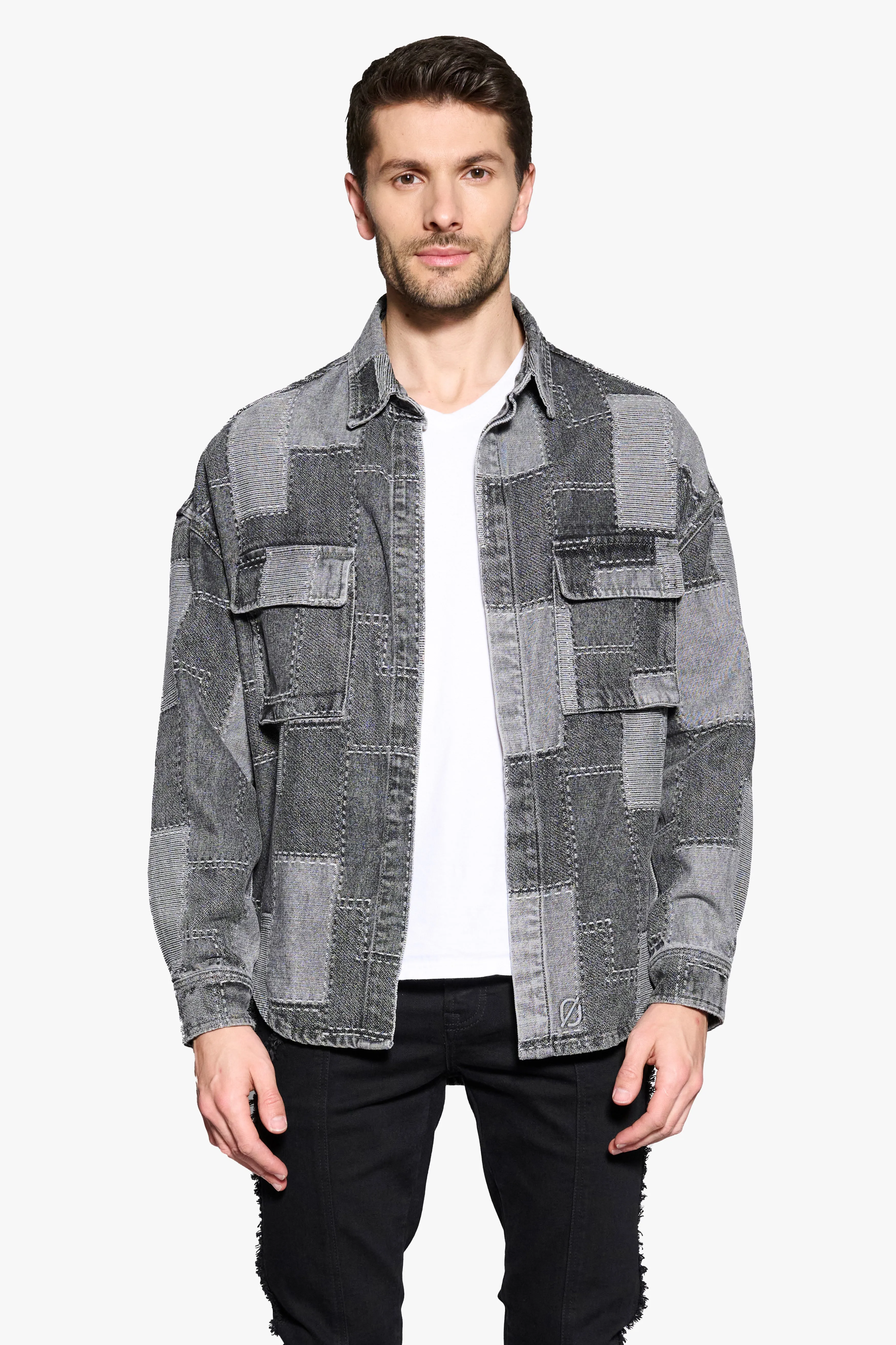 ANOM DENIM LONG SLEEVE "PUZZLE PIECE"
