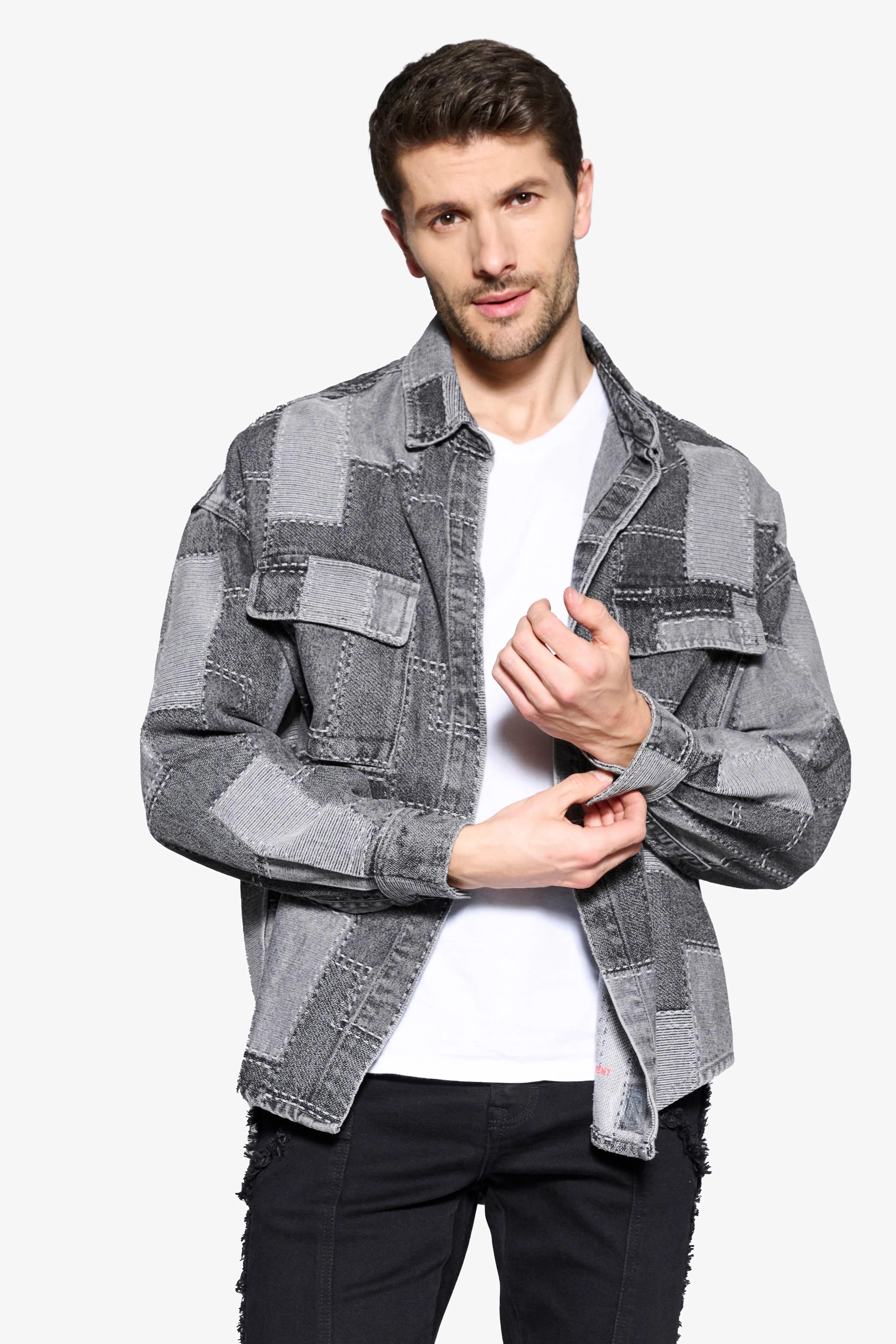 ANOM DENIM LONG SLEEVE "PUZZLE PIECE"