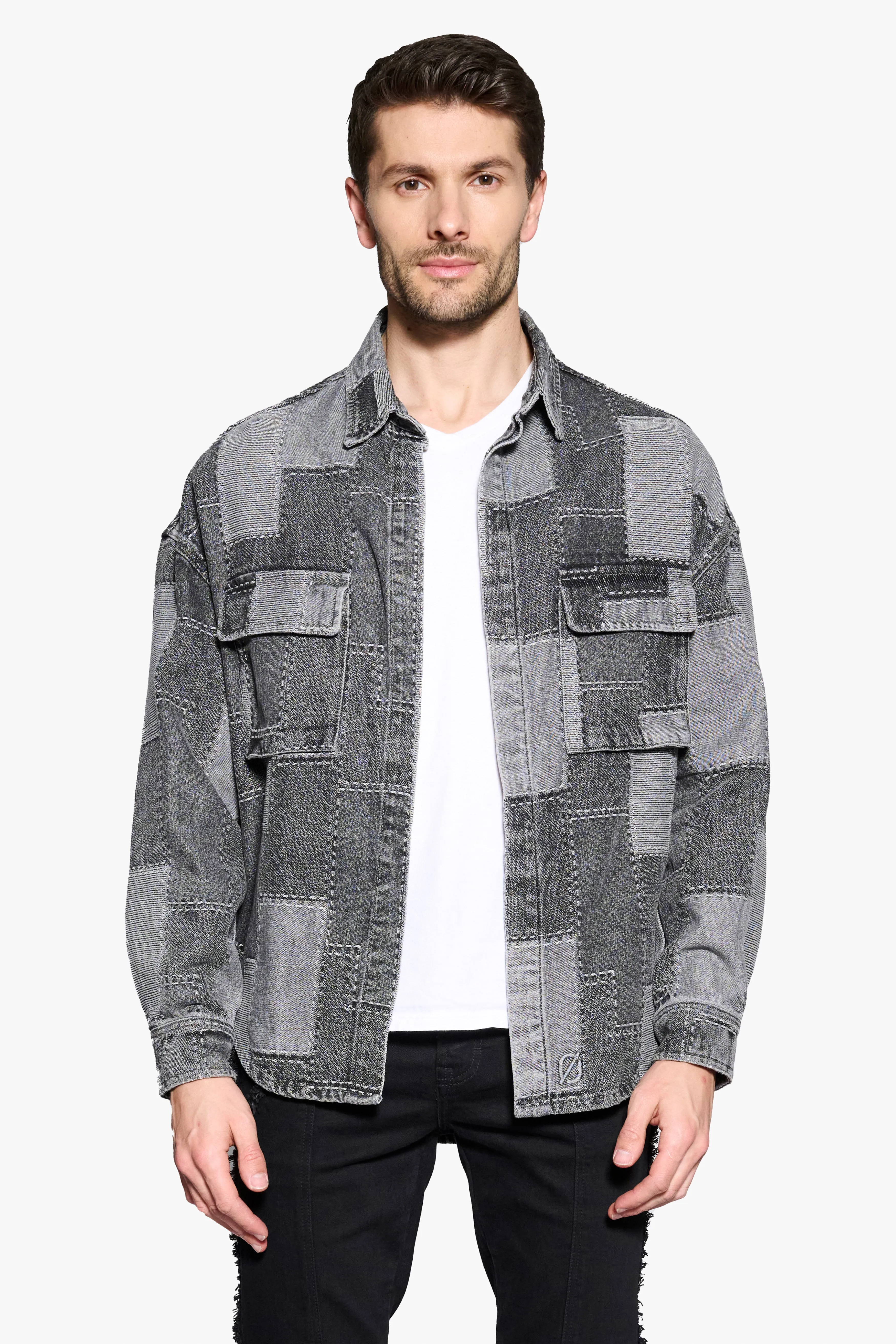 ANOM DENIM LONG SLEEVE "PUZZLE PIECE"