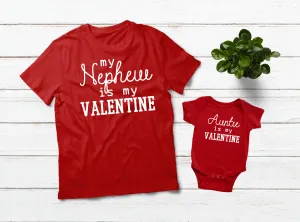 Aunt and Nephew Shirts Aunt Valentine Gift For Aunt