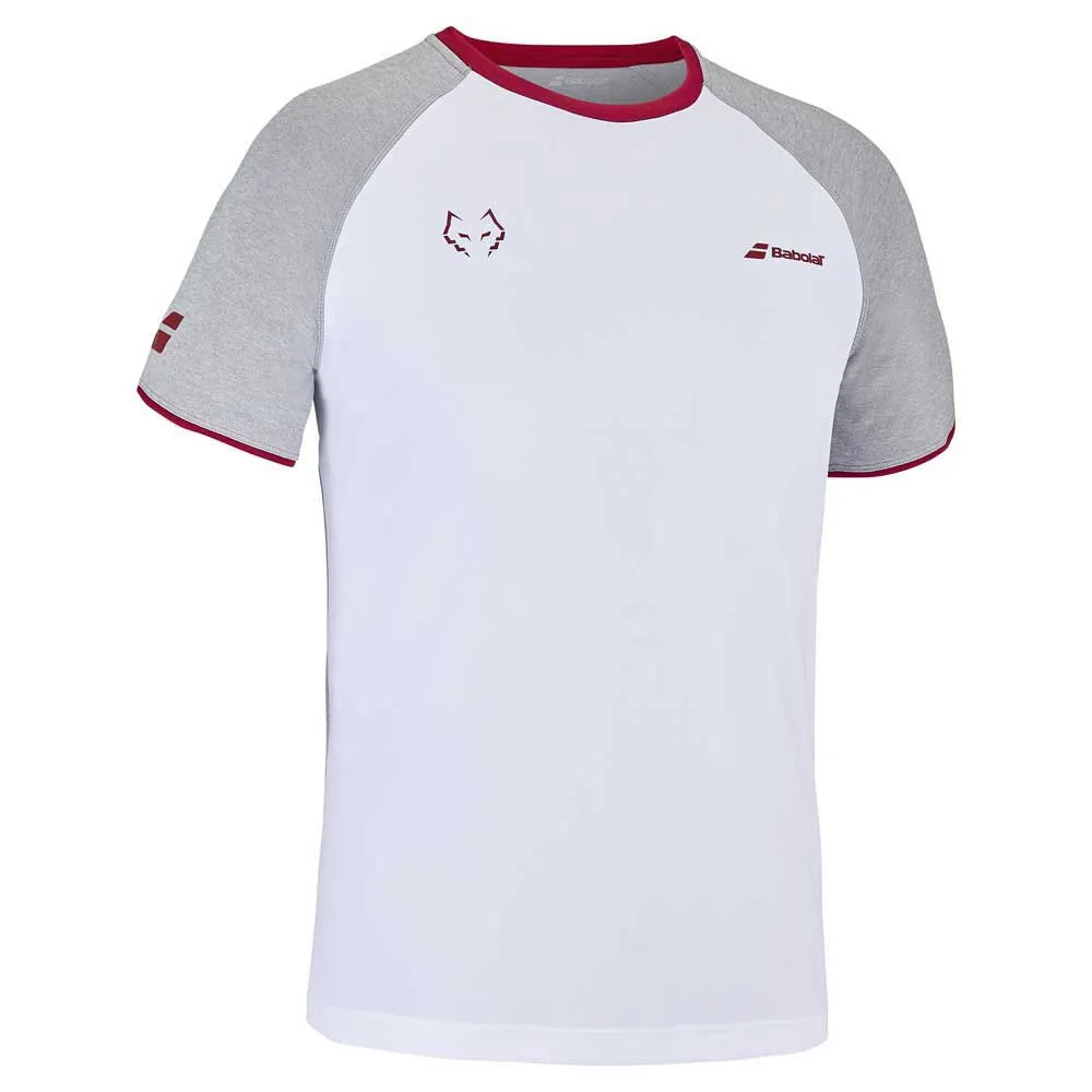 Babolat Crew Neck Tee Lebron  - Weiß/Grau