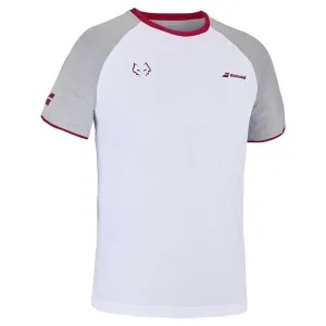 Babolat Crew Neck Tee Lebron  - Weiß/Grau