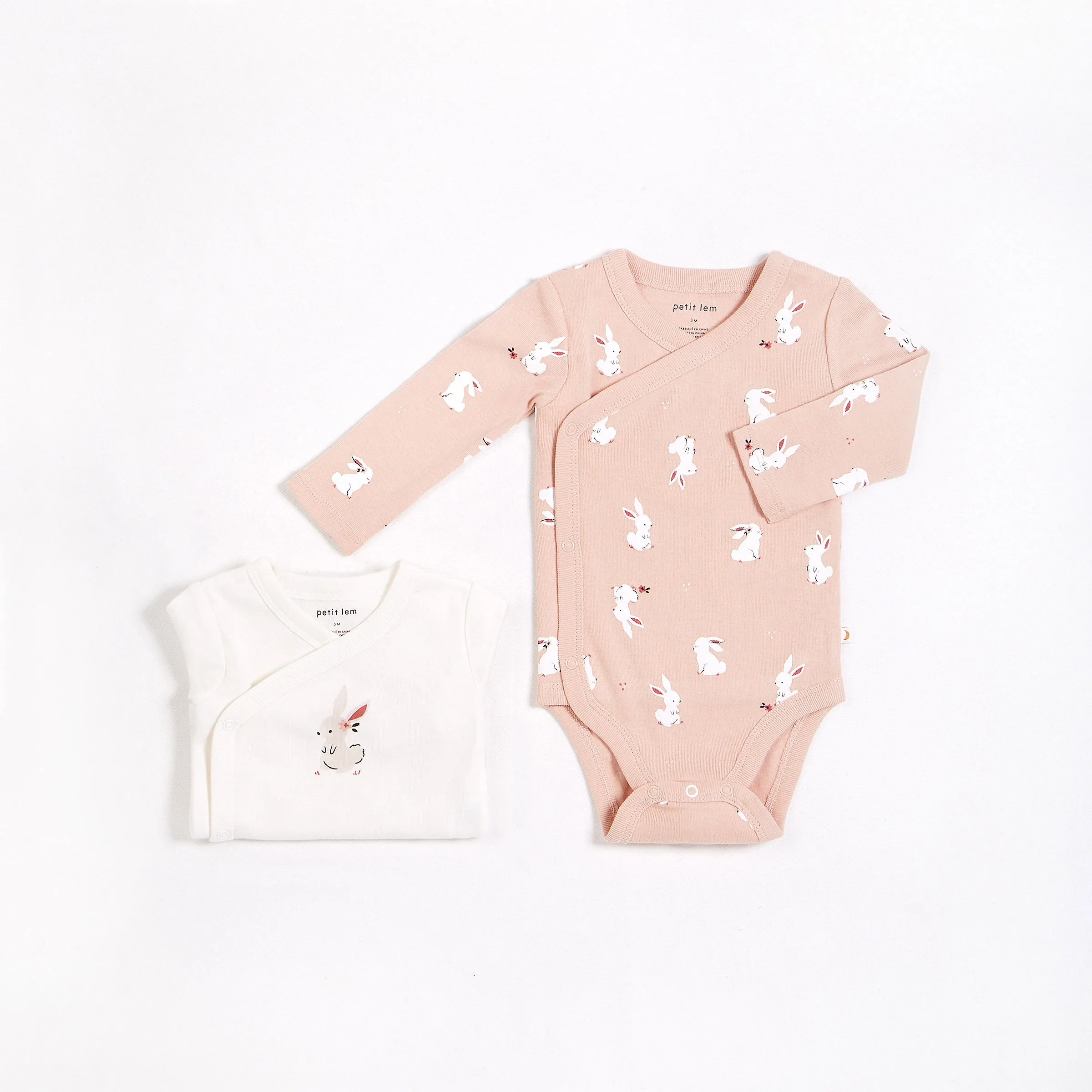 Baby Bunny Kimono Style 2 Pack Bodysuits