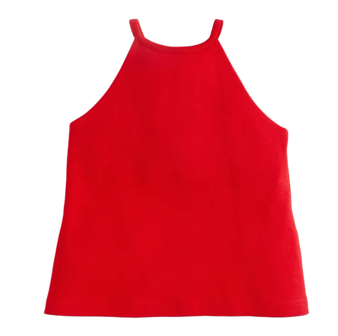 Bisby Girls Halter Top Red