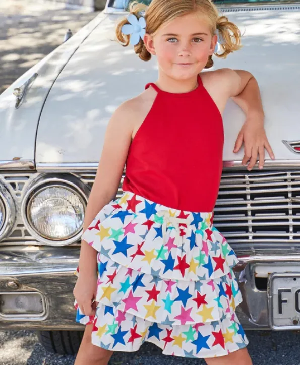 Bisby Girls Halter Top Red