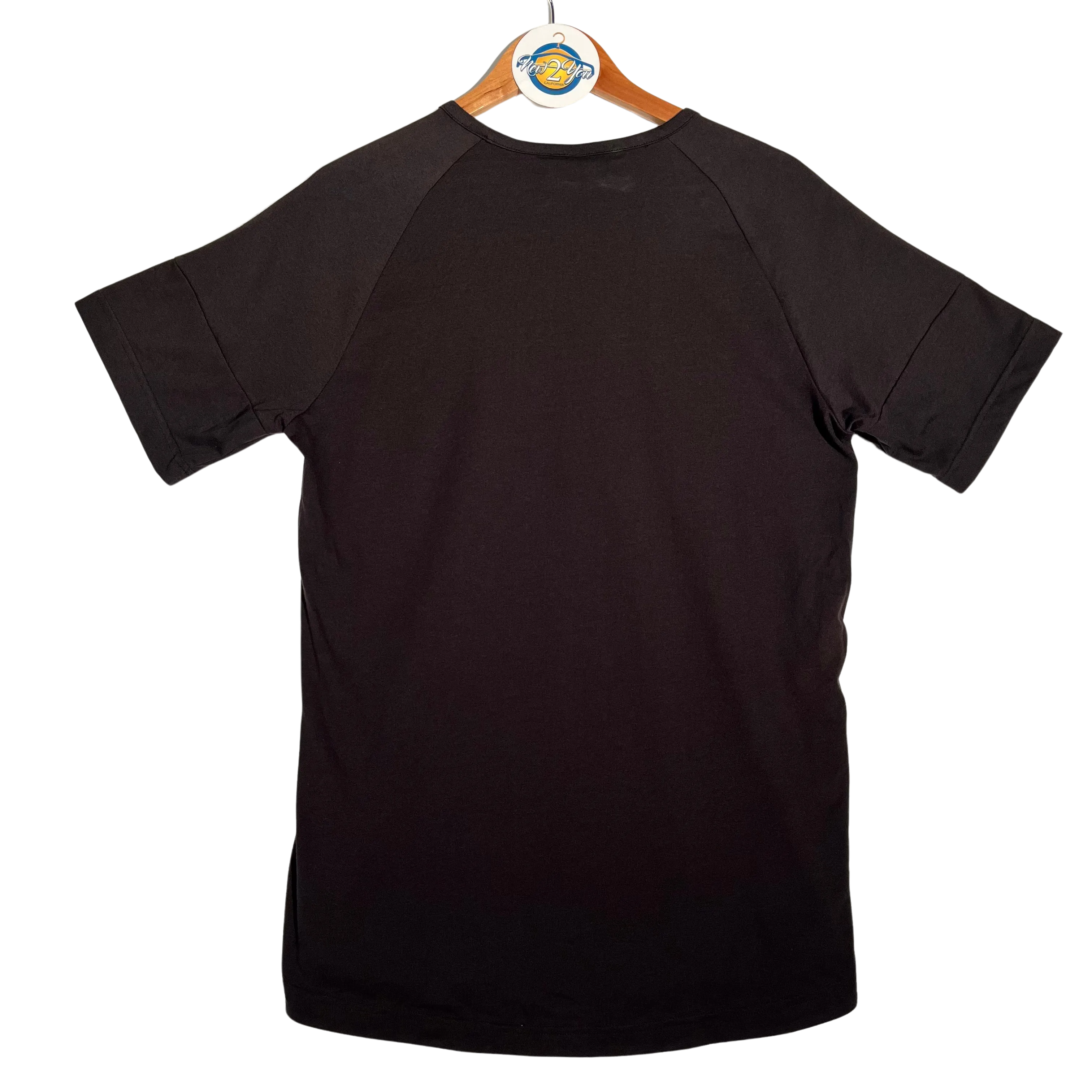 Black Three Stripe T-Shirt (Adidas)