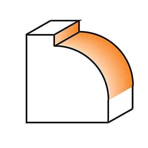 CMT 838.754.11 Roundover Bit, 1/4" Radius, 1/2" Shank