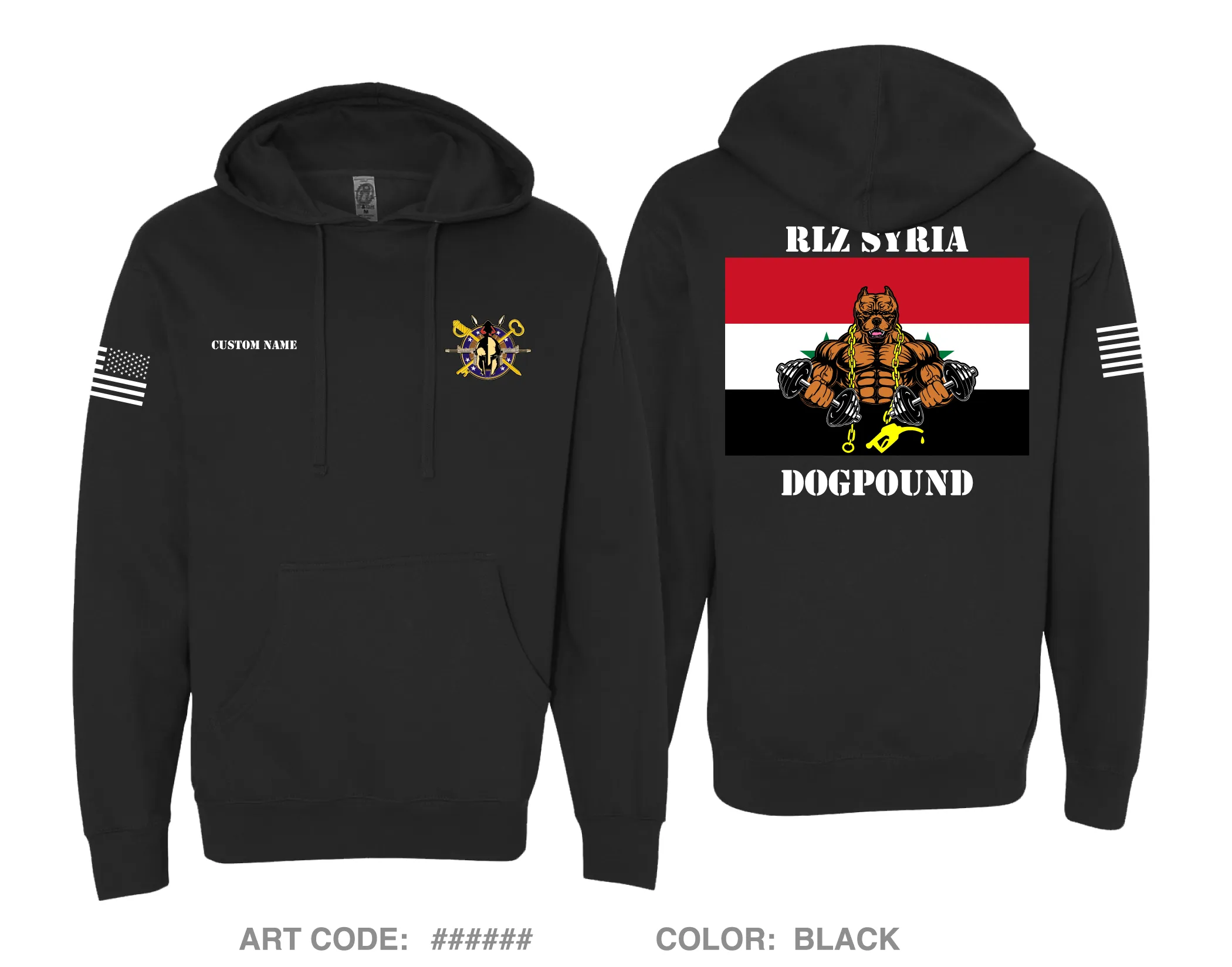 CUSTOM A Co. 68th DSSB, 4DSB Comfort Unisex Hooded Sweatshirt - NbhMAr