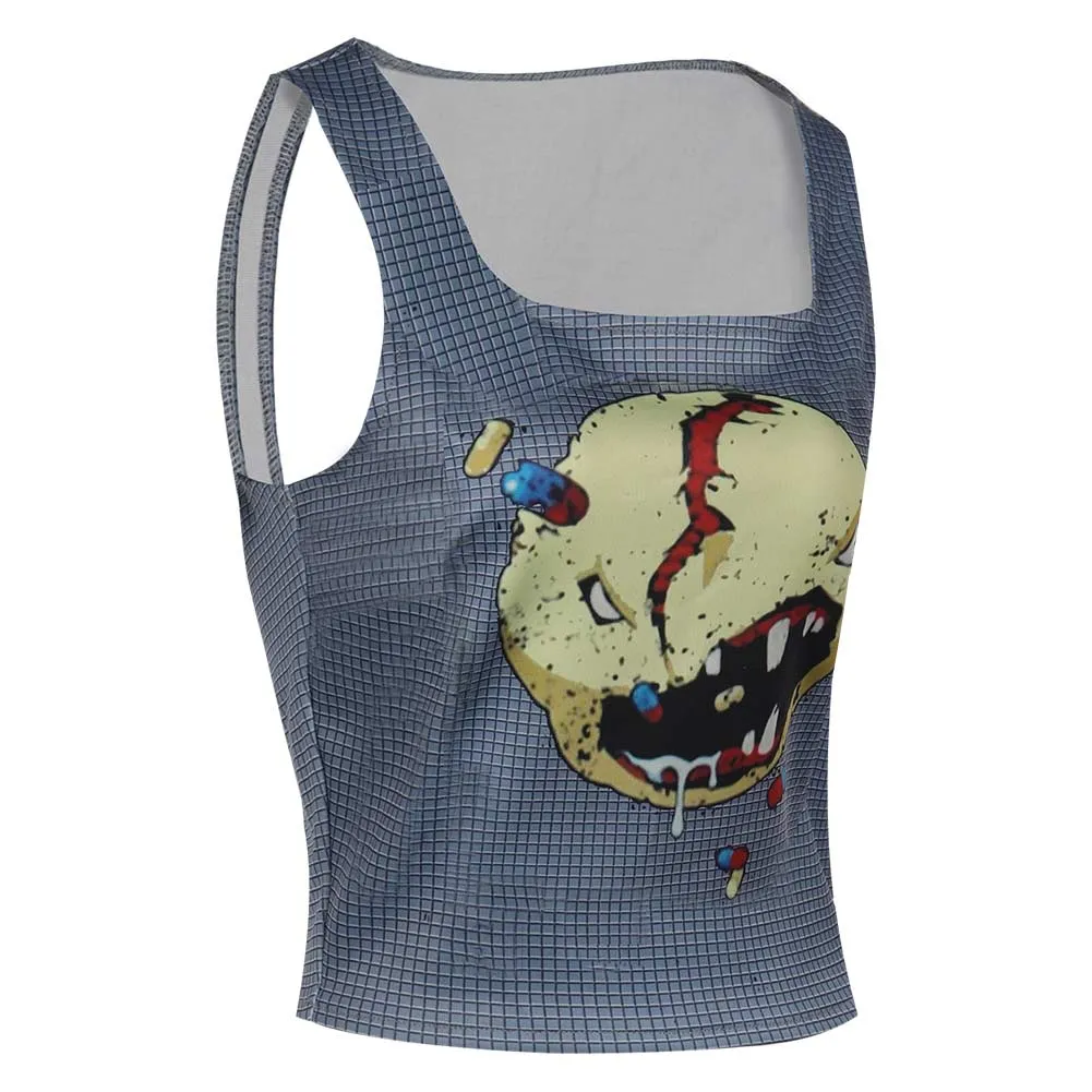 Cyberpunk 2077 V Cosplay Costume Tops Outfits Halloween Carnival Suit