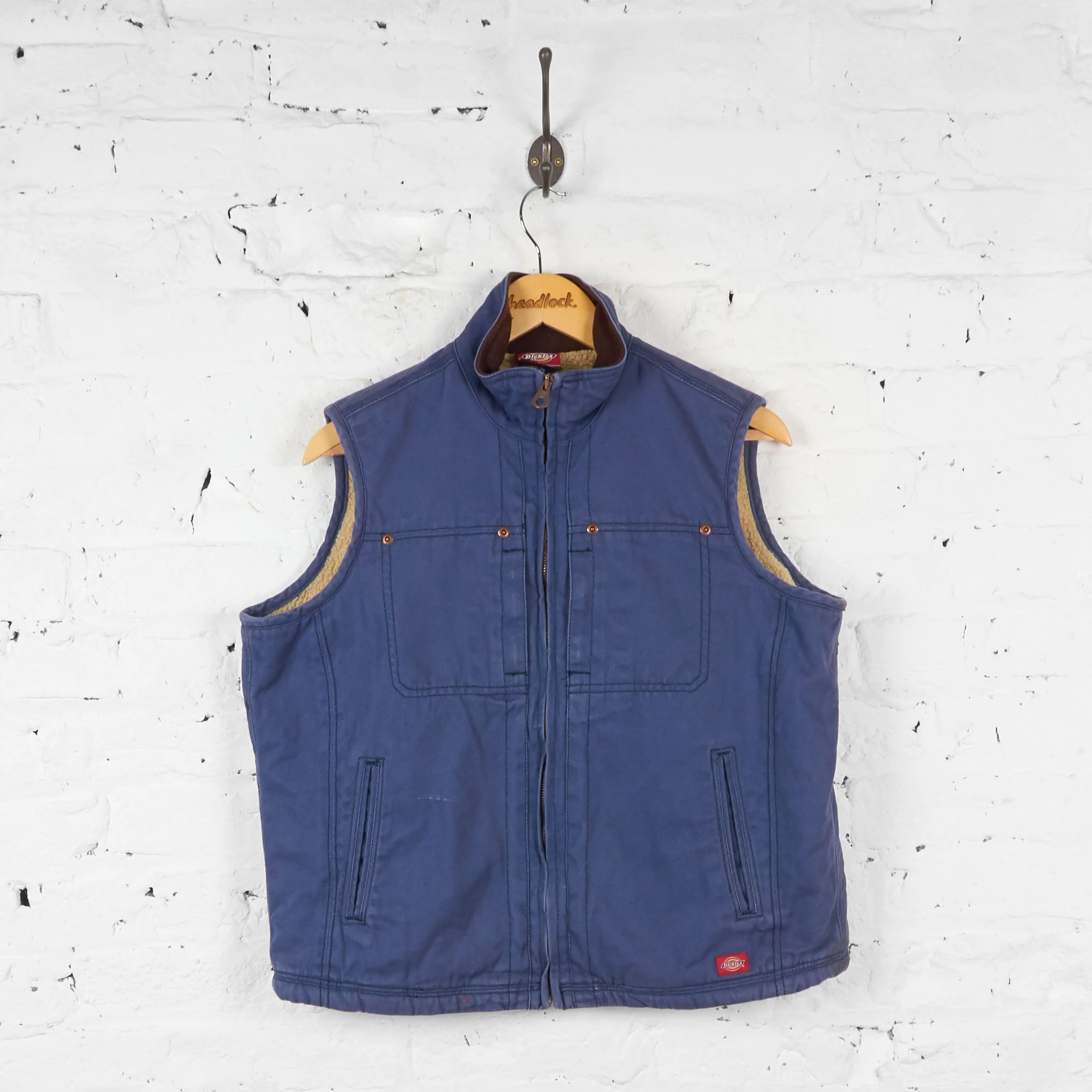 Dickies Bodywarmer Gilet Jacket - Blue - L