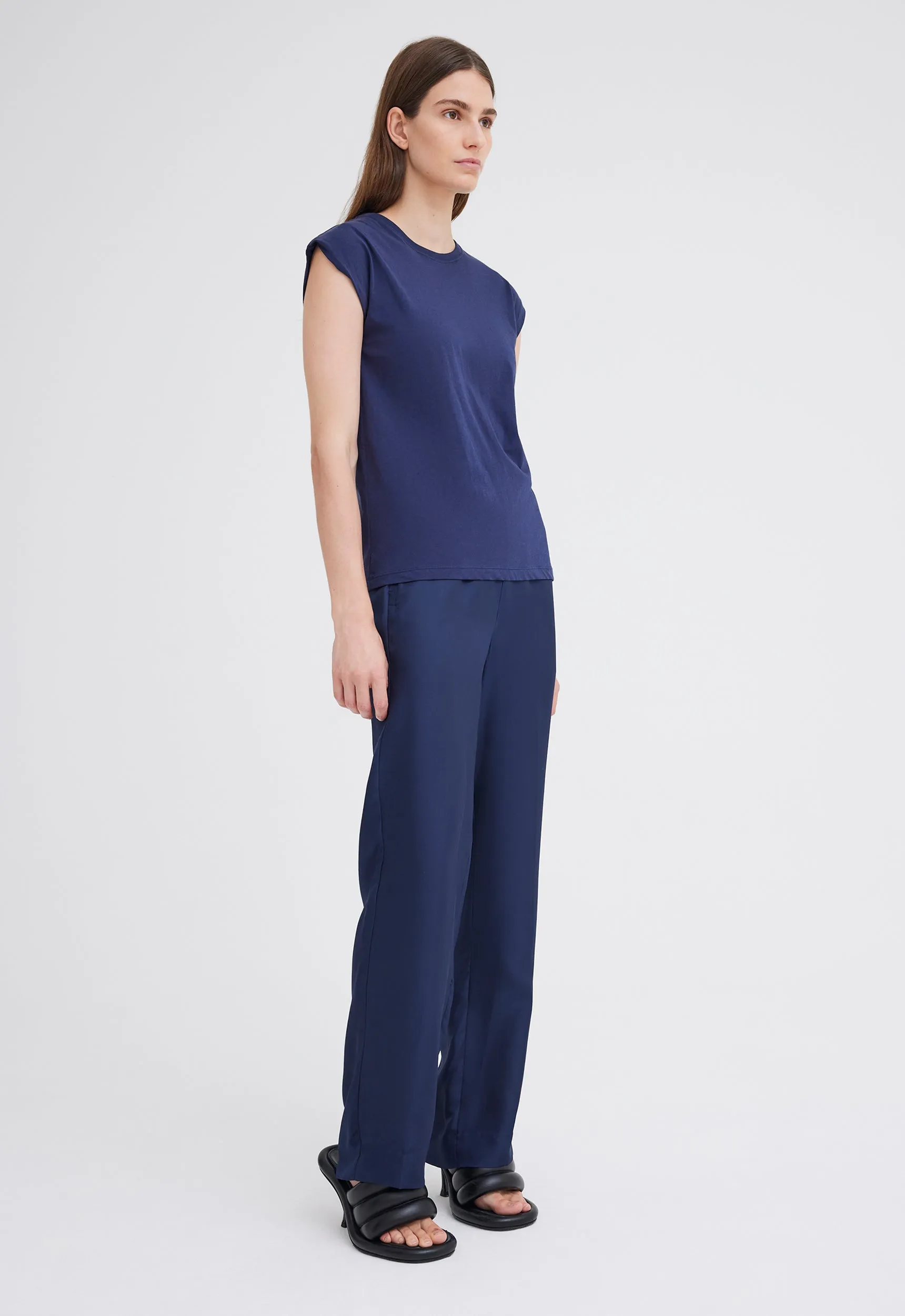 Flex Organic Cotton Tee - Skipper Blue