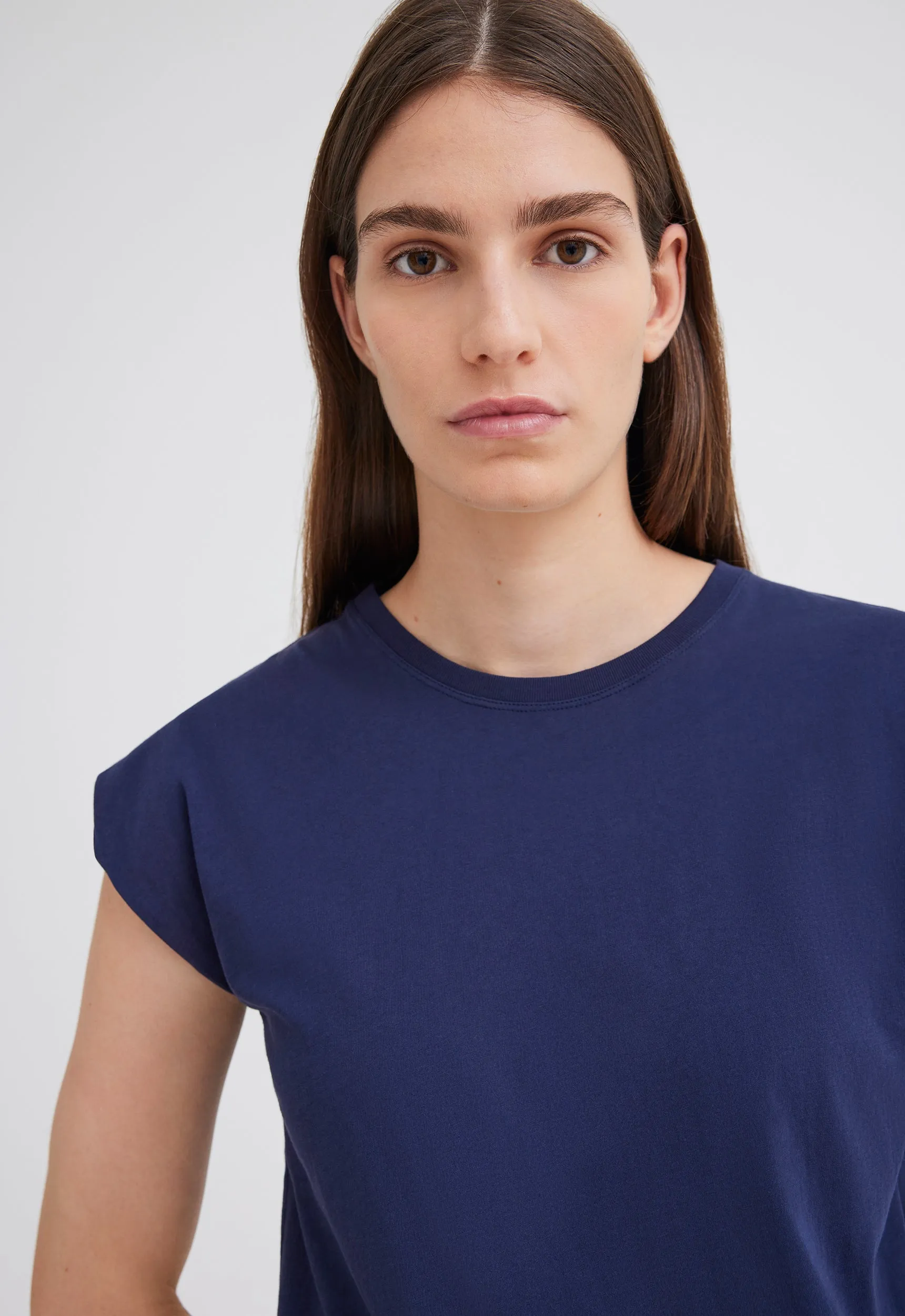 Flex Organic Cotton Tee - Skipper Blue