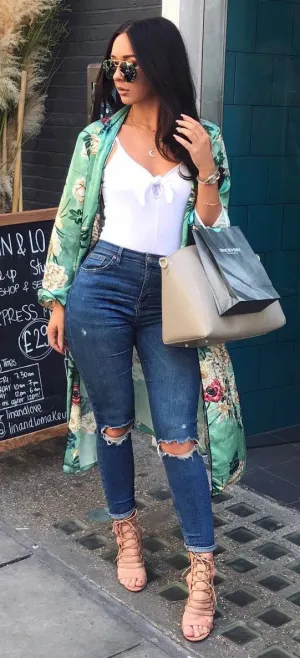 Floral Peace Kimono