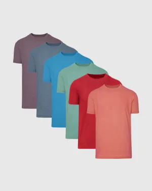 Full Rotation Short Sleeve Classic Crew 6-Pack