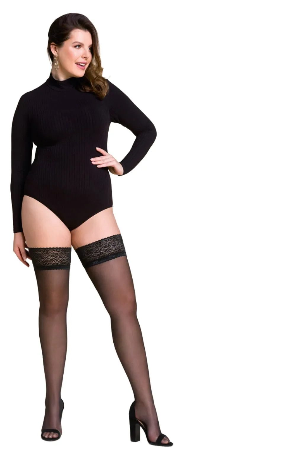 Gabriella Calze Hold Ups Stockings Plus Size