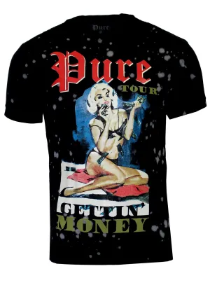 Gettin Money Pure Tee - Black