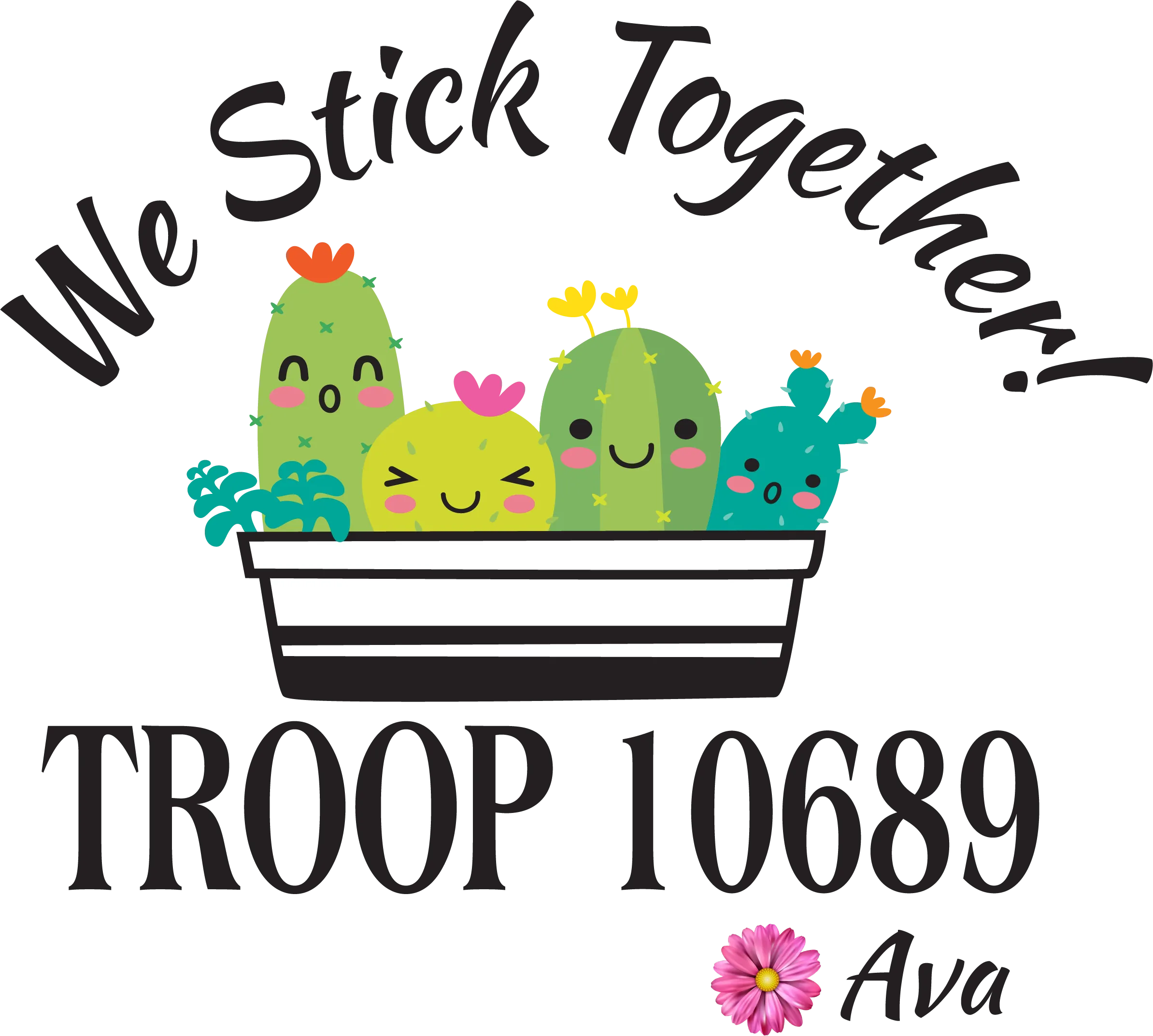 Girl Scout We Stick Together Personalized Troop Shirts