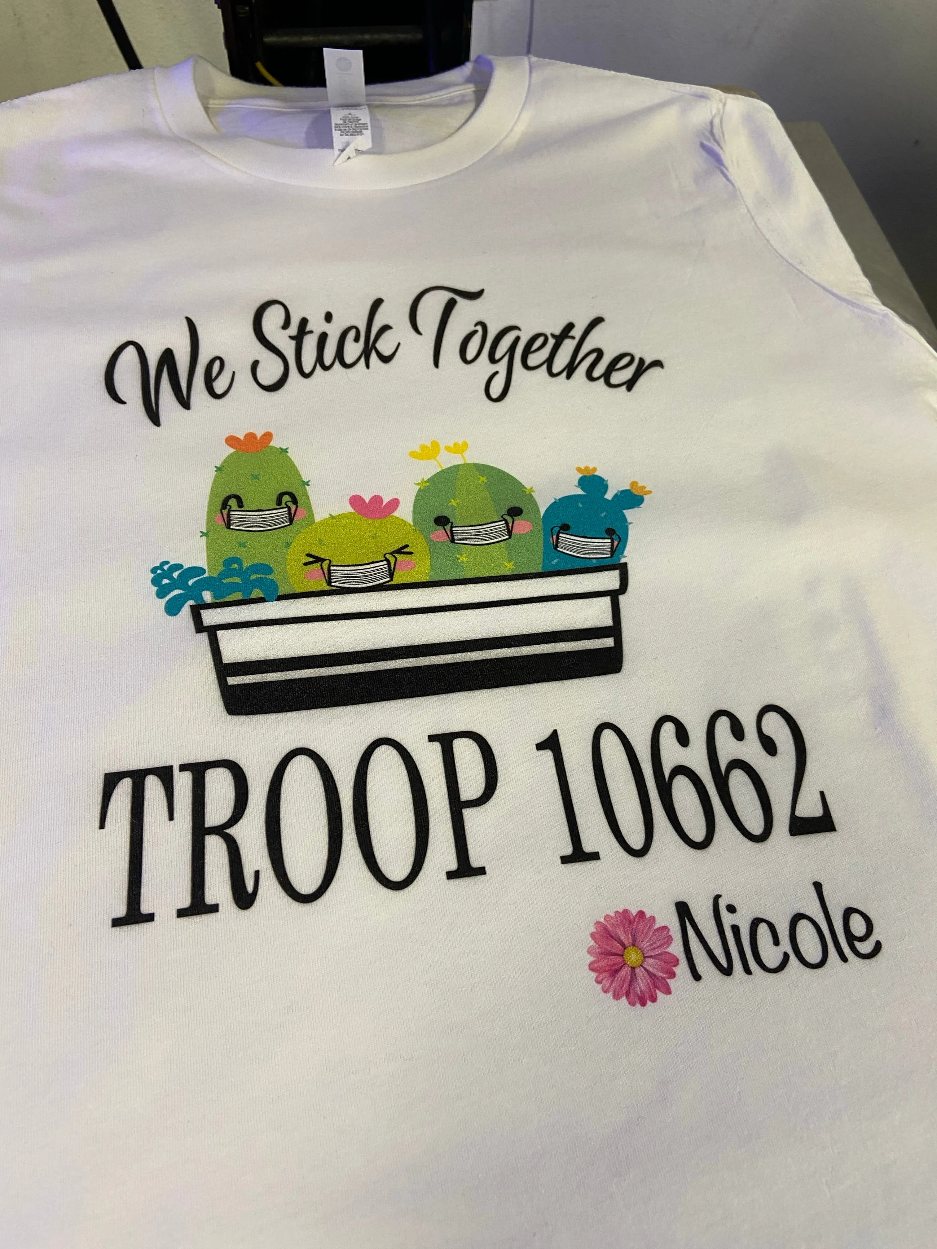 Girl Scout We Stick Together Personalized Troop Shirts