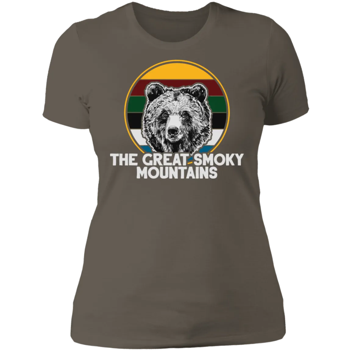 Great Smoky Mountains Bear (White) - Women's Tee