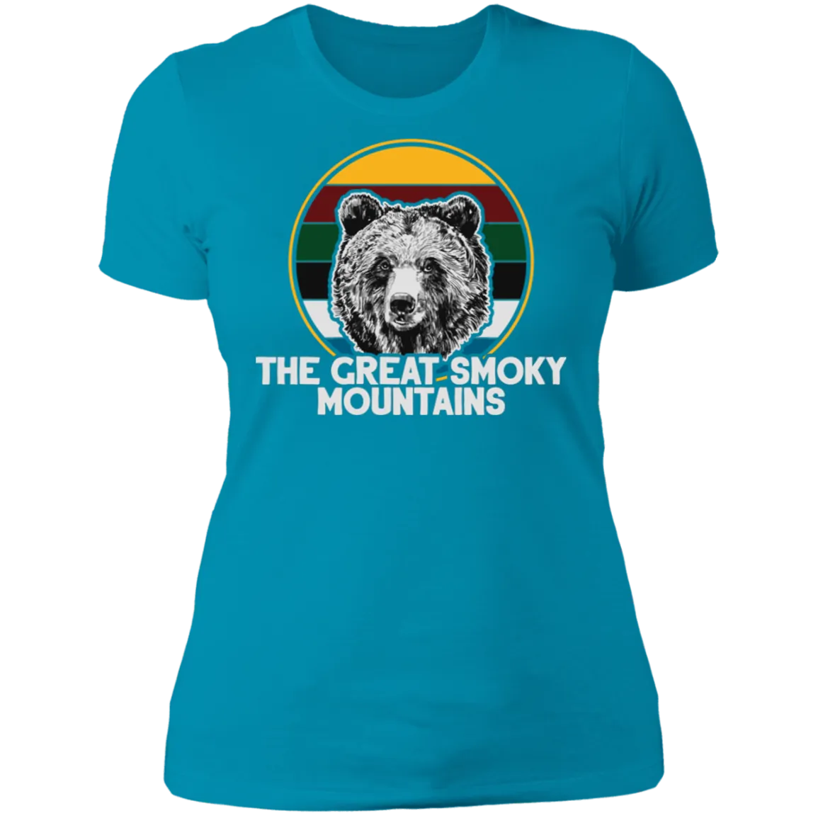 Great Smoky Mountains Bear (White) - Women's Tee