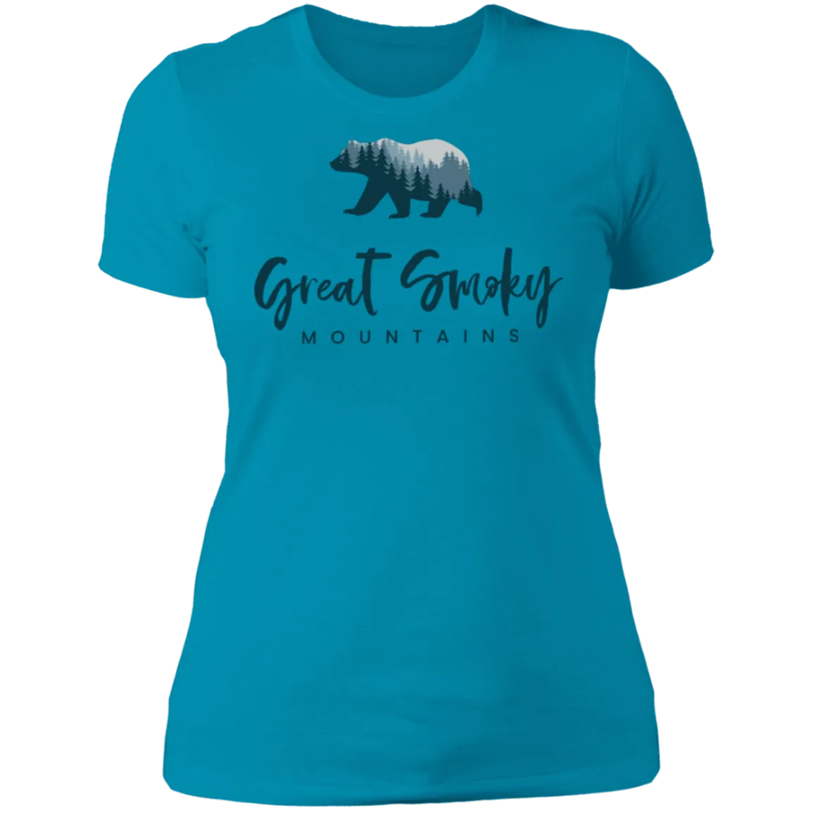 Great Smoky Mountains Blue - Women's Tee