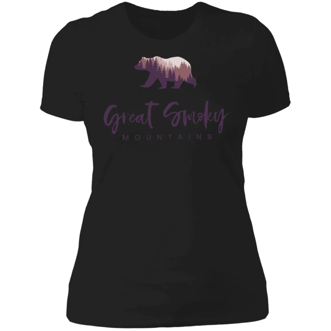 Great Smoky Mountains Purple - Women's Tee