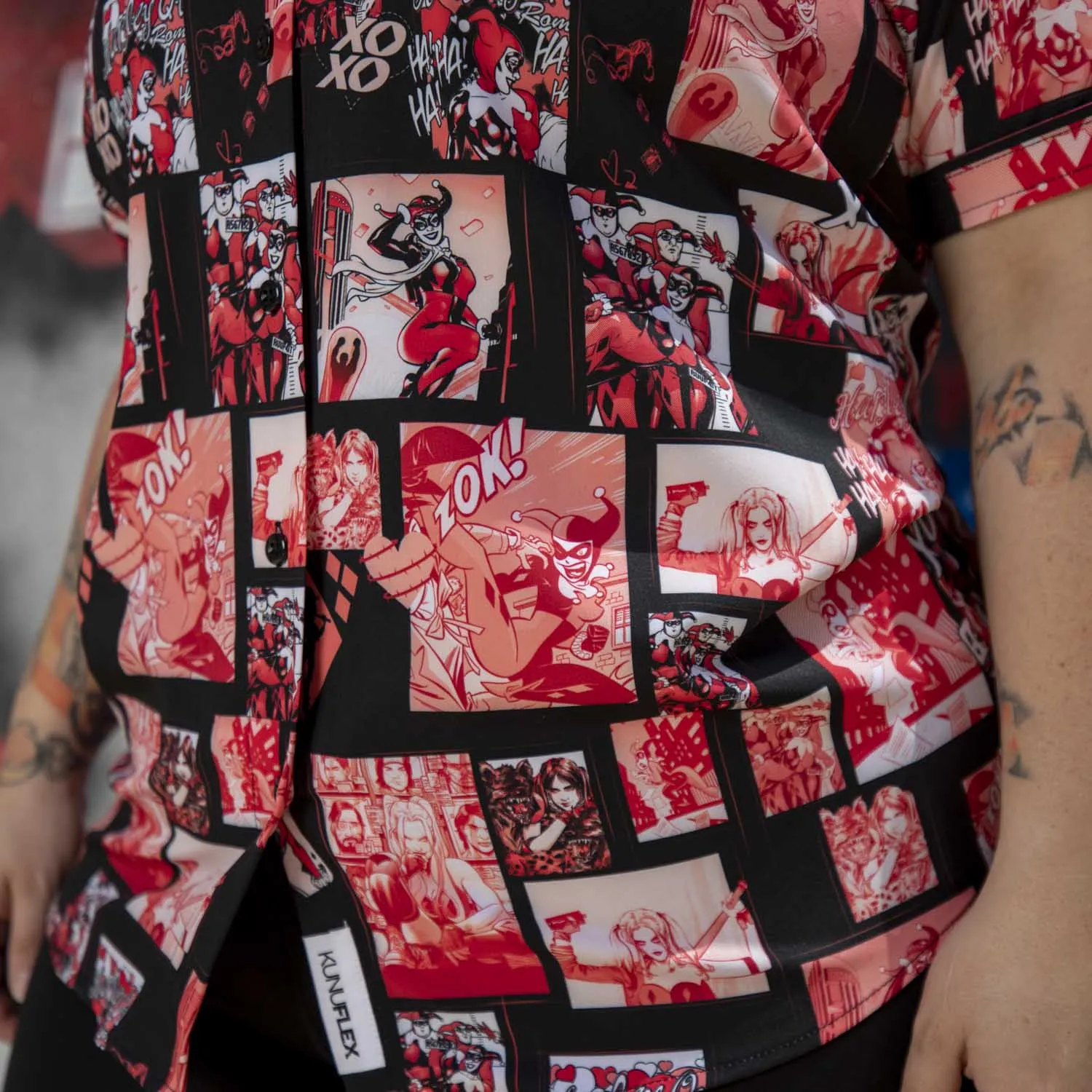 HARLEY QUINN™ "XOXO" – Women's KUNUFLEX Short Sleeve Shirt