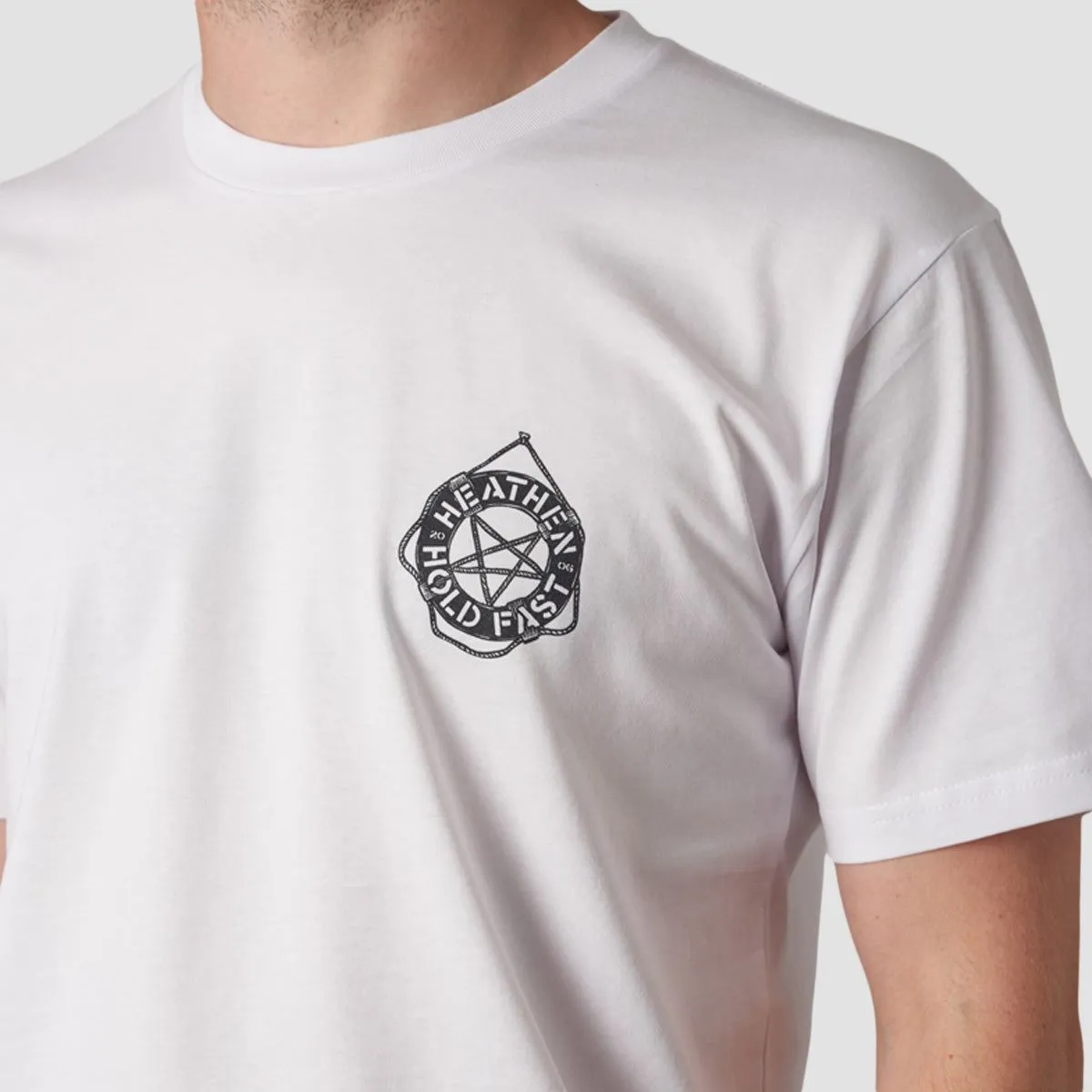Heathen Stormy Seas T-Shirt White