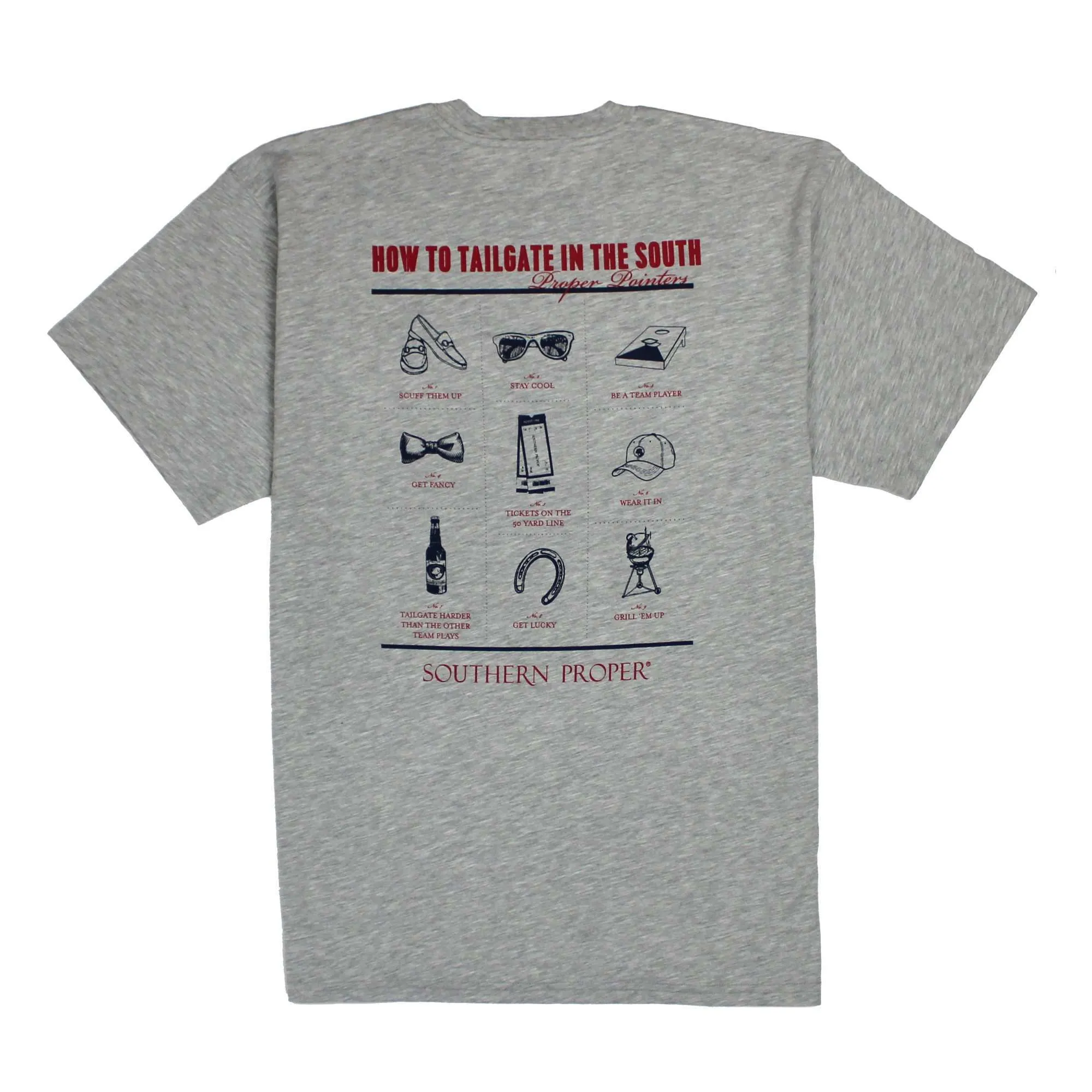 How To Tailgate Tee: Heather Grey