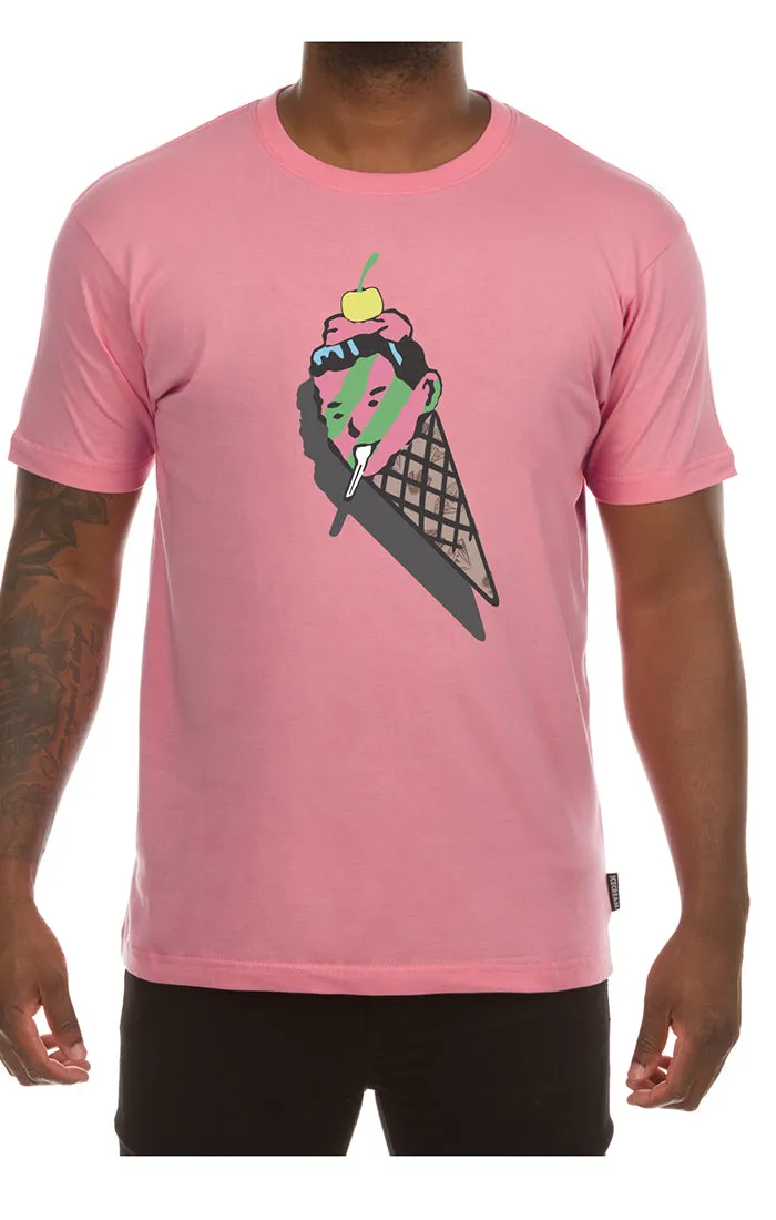 Icecream Spoon Mauve Glow Tee