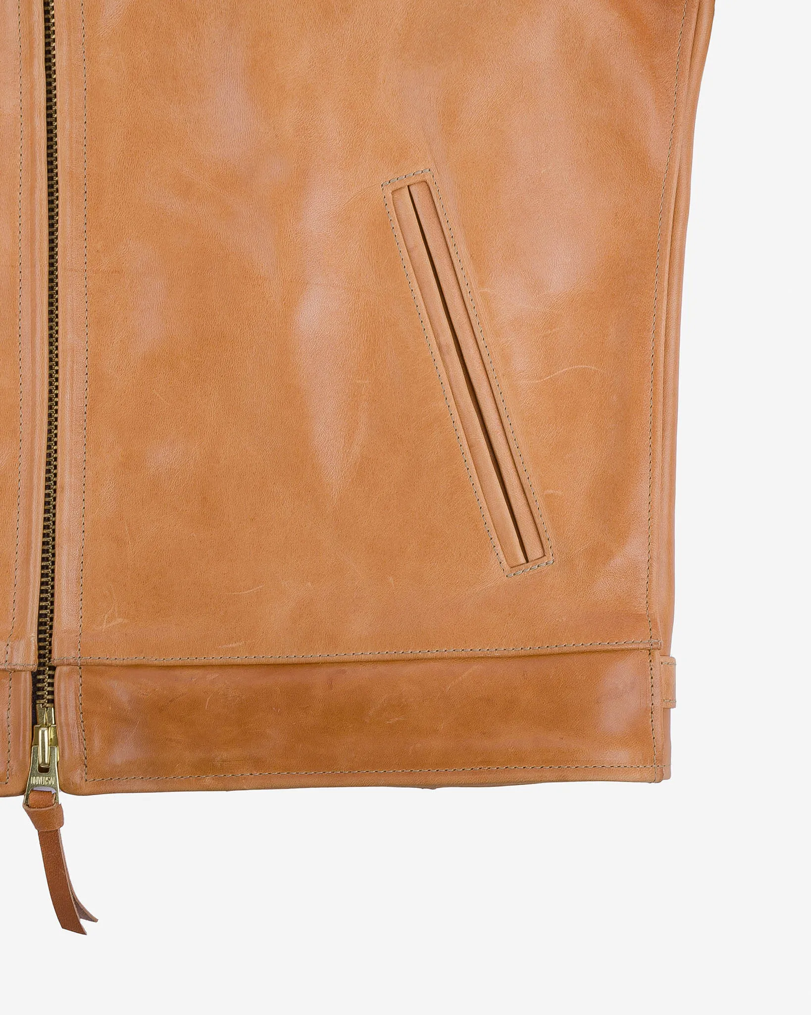 Iron Heart x Simmons Bilt Mustang Horsehide Tailgunner - Natural