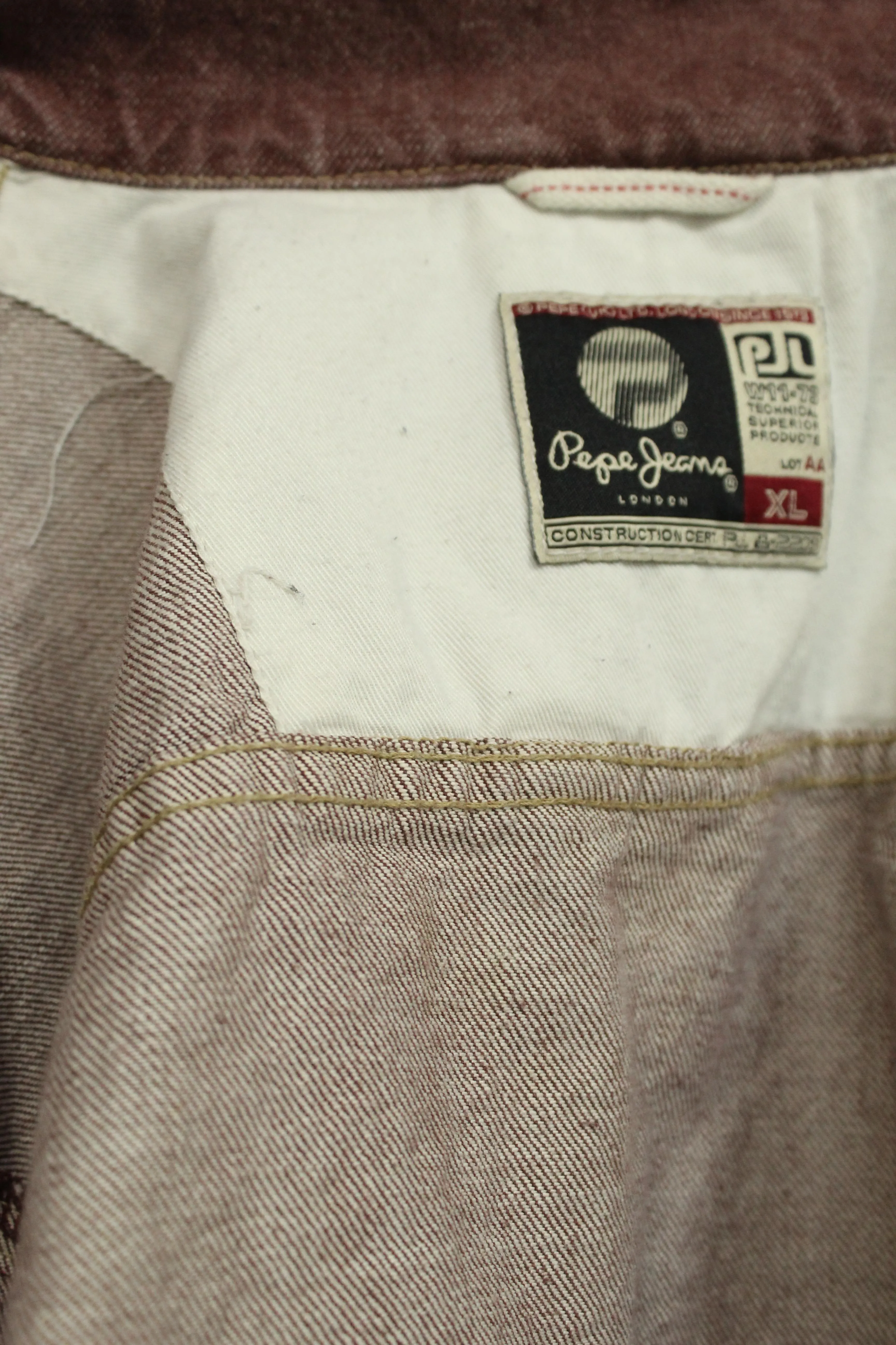 Jacket Burdeo Pepe Jeans Talla Xl