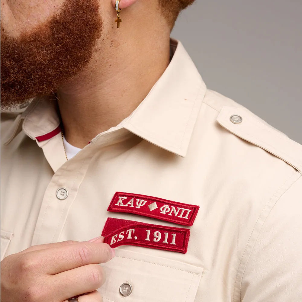 Kappa Alpha Psi Diggs Utility Button Up Shirt-FINAL SALE