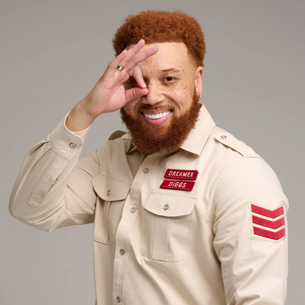 Kappa Alpha Psi Diggs Utility Button Up Shirt-FINAL SALE