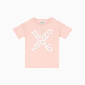 Kid's Cross Logo Short Sleeves T Shirt