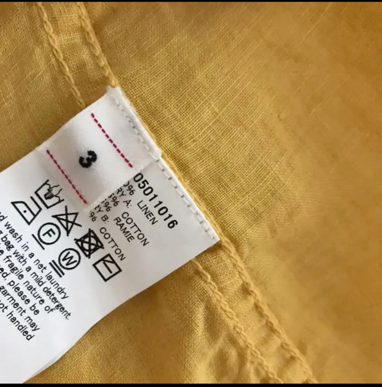 [L] Visvim SS18 LHAMO SHIRT LINEN YELLOW