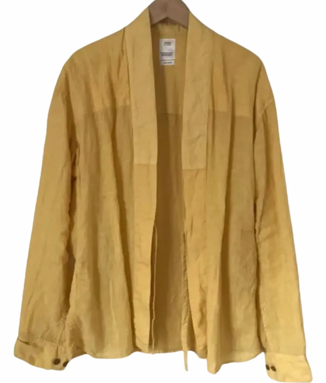 [L] Visvim SS18 LHAMO SHIRT LINEN YELLOW