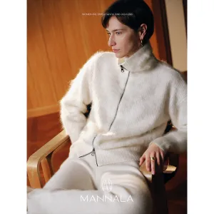 Luxurious Zip-Up Cashmere Sweater