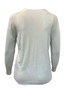 MARINA RINALDI Women's Mix Silk Cardigan W/Pockets $610 NWT