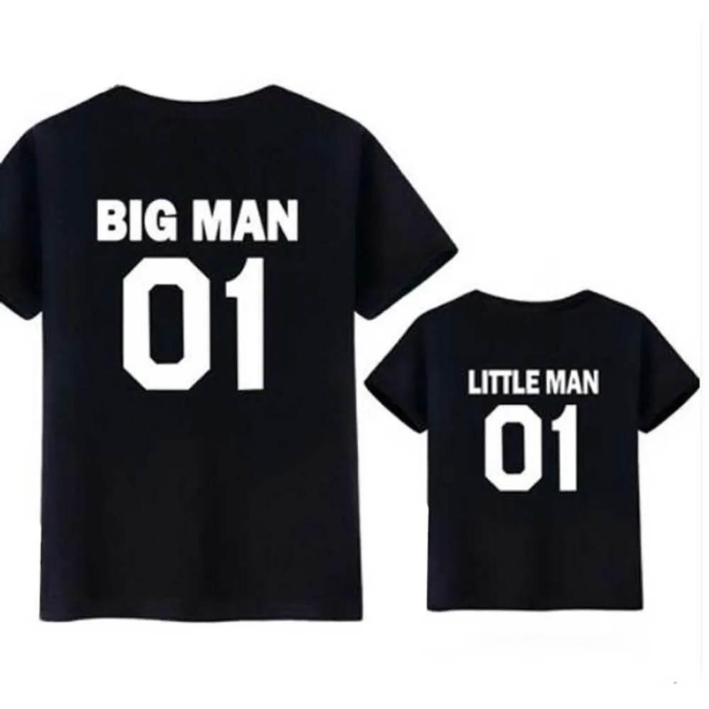 Matching Big Man Little Man T-Shirts