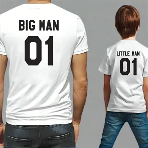 Matching Big Man Little Man T-Shirts