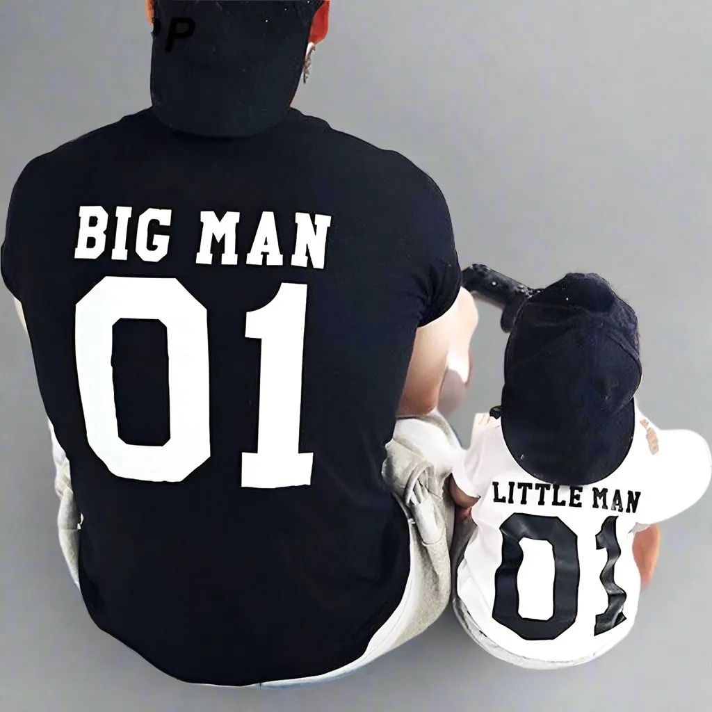 Matching Big Man Little Man T-Shirts