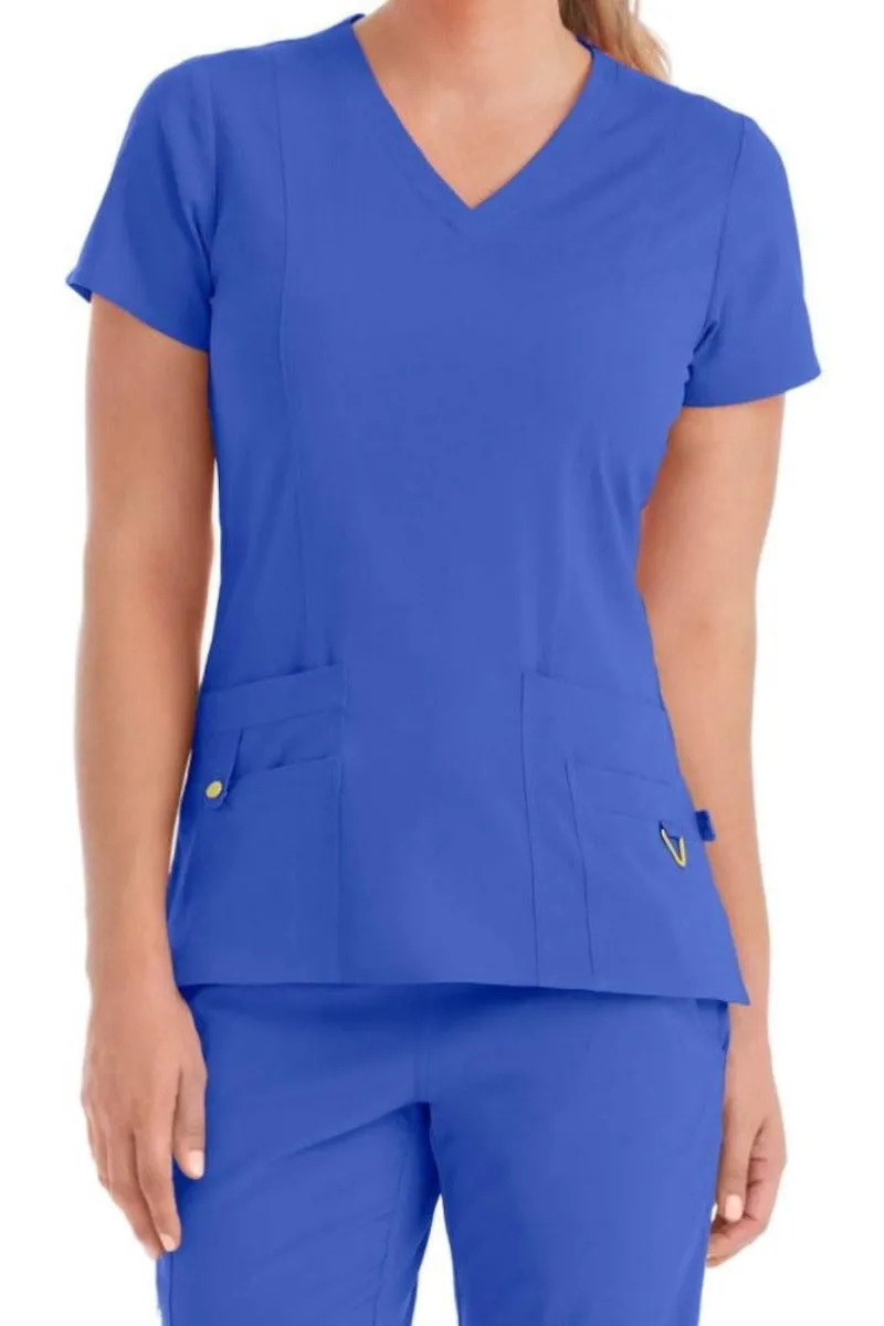 Med Couture Scrub Top Activate & Energy Clearance Sale