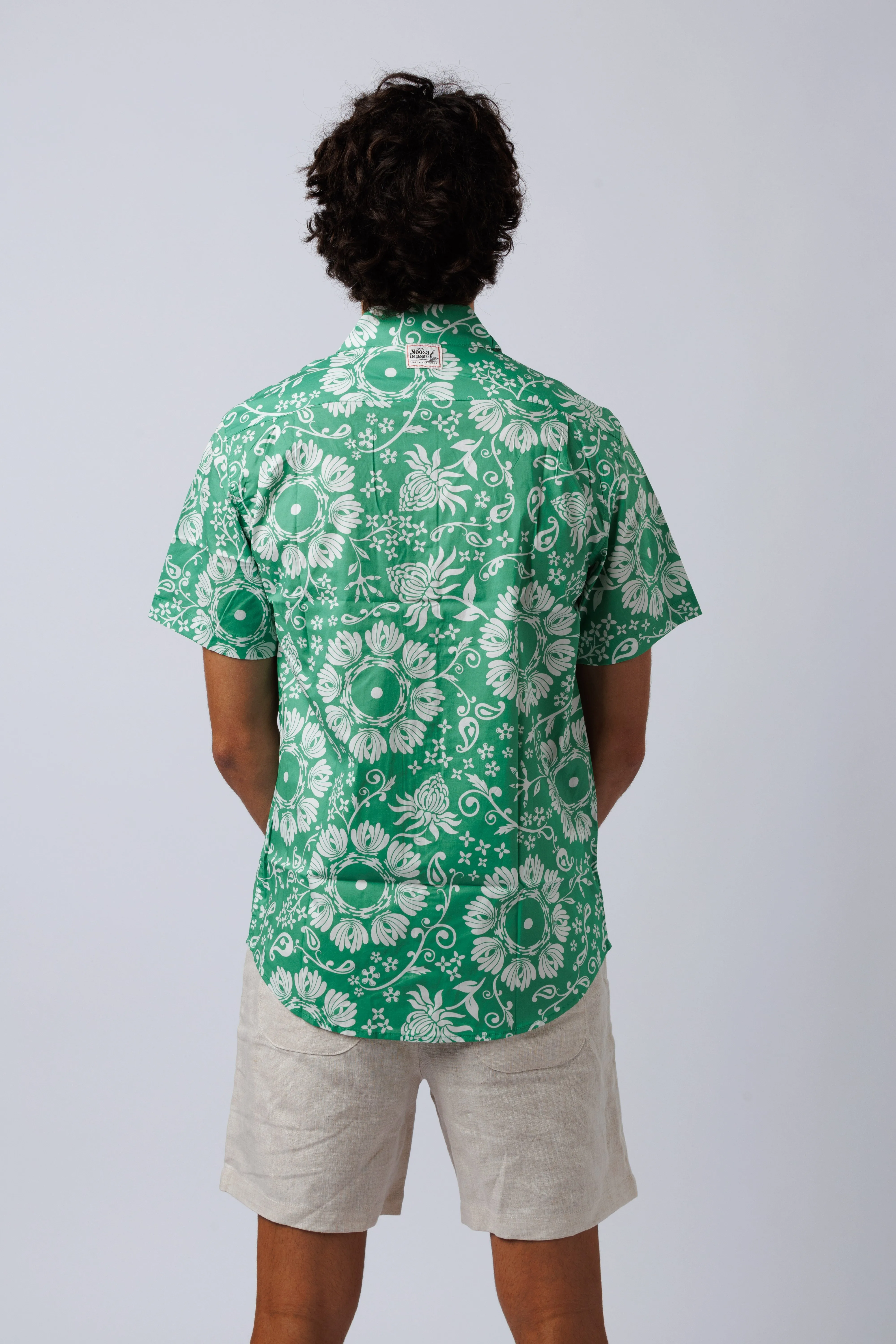 NL Aussie Pareo Button up Shirt Green