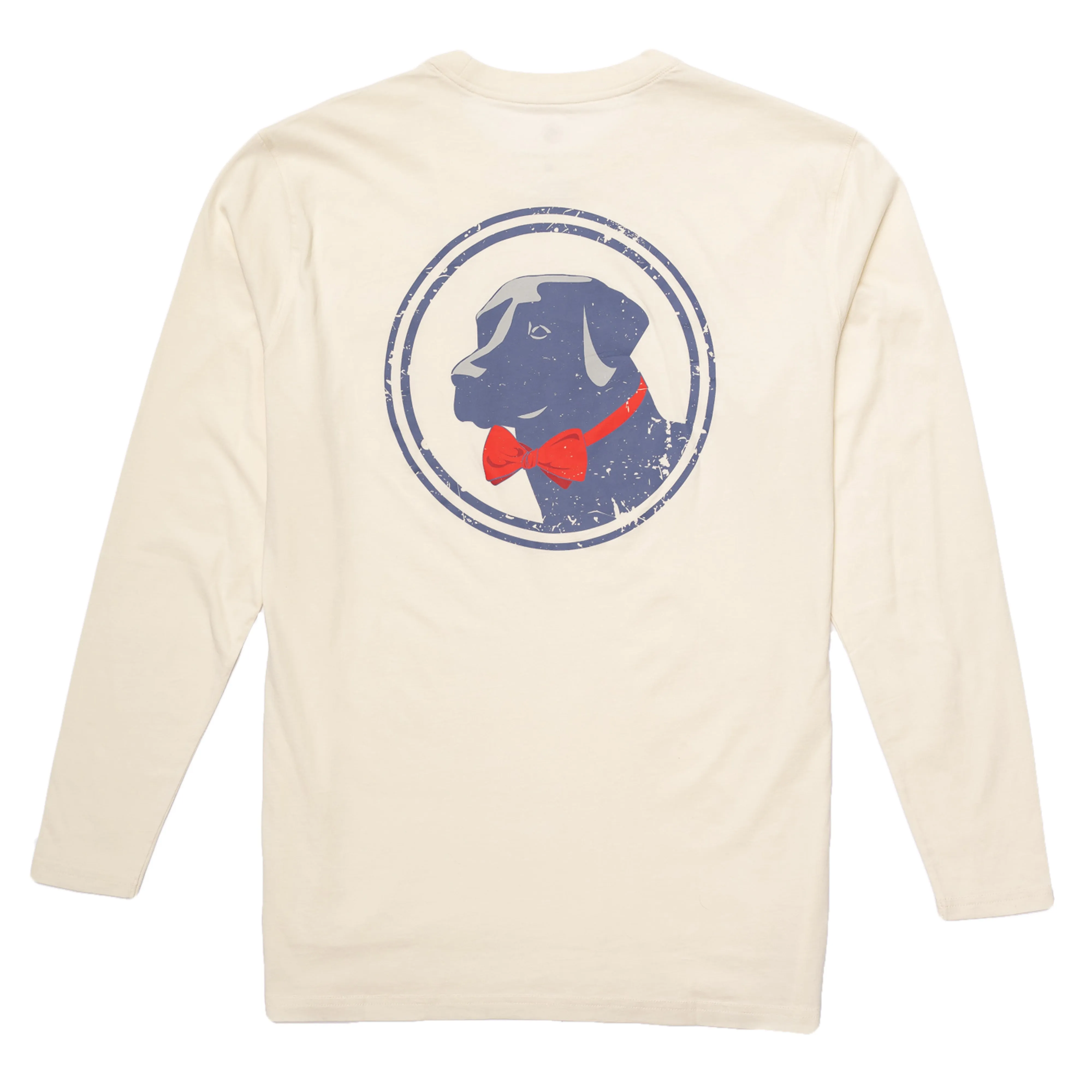 Original Logo Red LS Tee