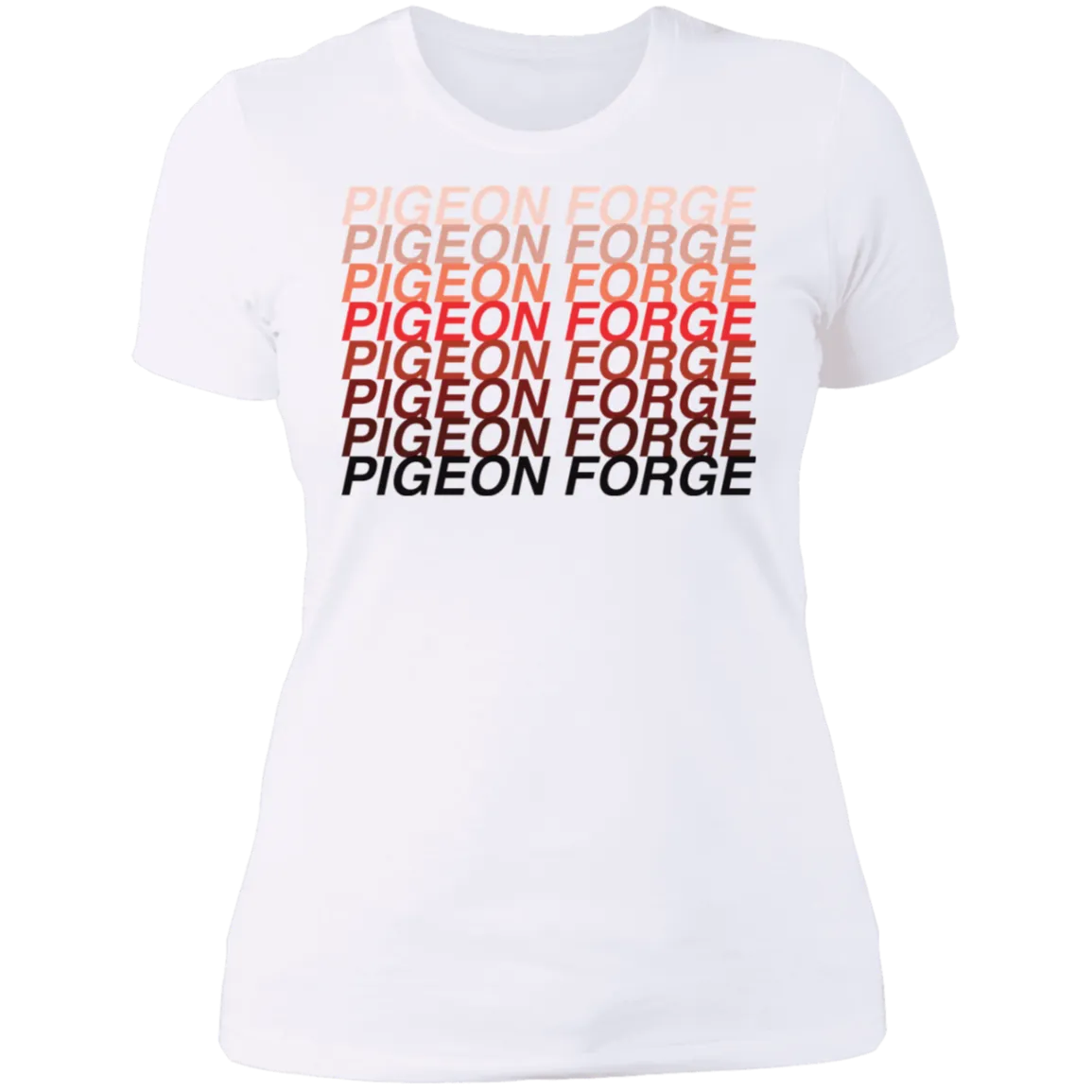 Pigeon Forge Red Ombre - Women's Tee