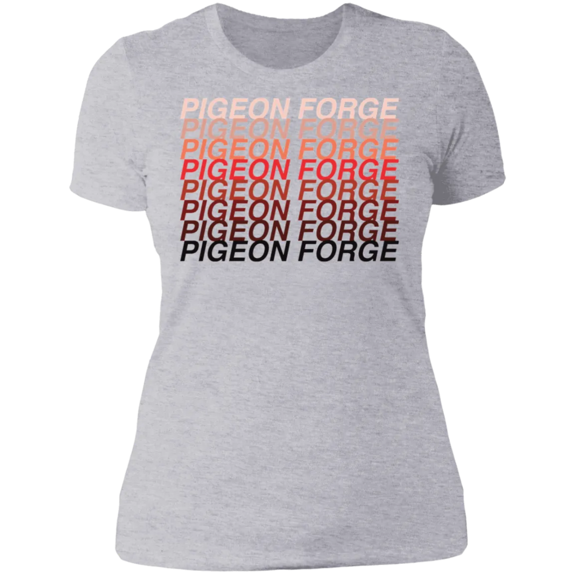 Pigeon Forge Red Ombre - Women's Tee